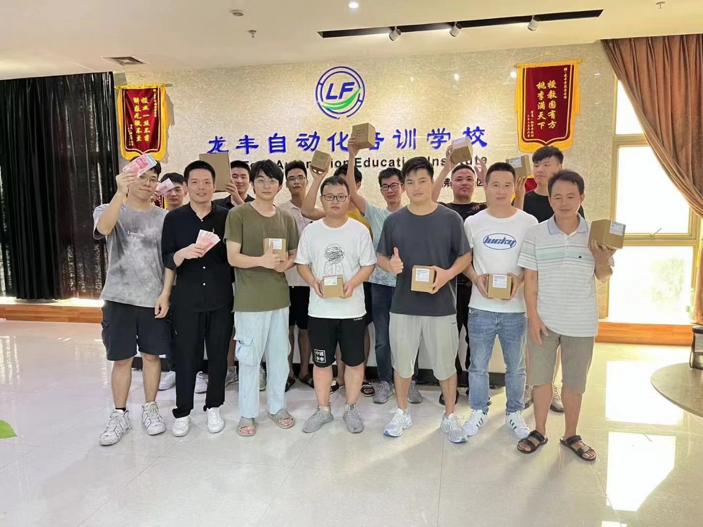 plc培訓,學員作品,學習瞬間,龍豐學員專區